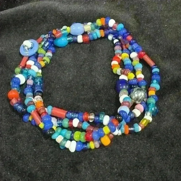 5 for $25| Set of two pieces of colorful beaded bracelet and necklace - Picture 8 of 11